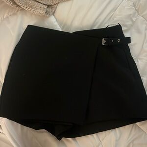 Zara Black Mini Skort
